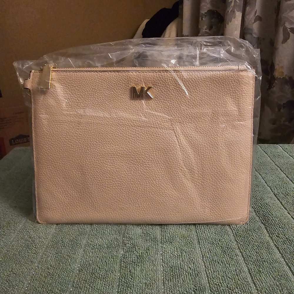 Michael Kors Pink Large Wristlet Clutch